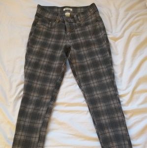 Plaid jeggings